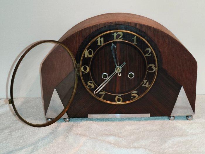 Art Deco Pendule - Art Deco - Eik, Coromandel - 1920-1930, Antiquités & Art, Antiquités | Horloges