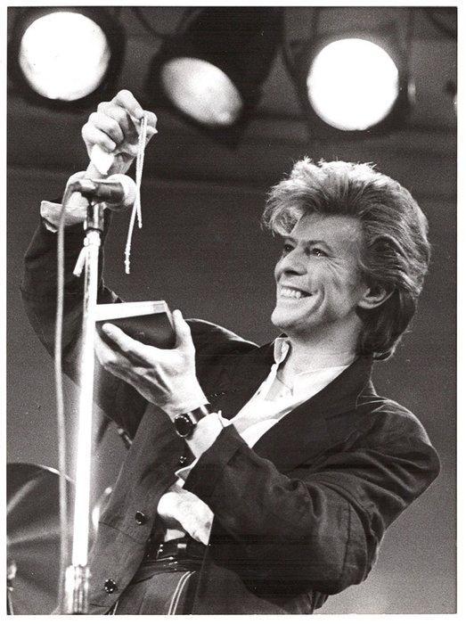 Ansa - David Bowie in Rome, 1987, Antiek en Kunst, Kunst | Designobjecten