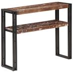 vidaXL Wandtafel 90x30x75 cm massief gerecycled hout, Huis en Inrichting, Tafels | Bijzettafels, Verzenden, Nieuw