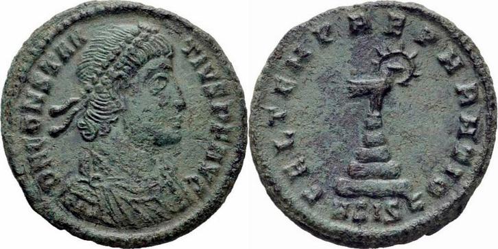 Roemisches Kaiserreich Constantius Ii Centenionalis Sisci..., Postzegels en Munten, Munten en Bankbiljetten | Verzamelingen, Verzenden