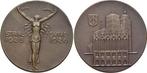 Stralsund, Stadt, Bronze-medaille 1928 medaille von Hans..., Timbres & Monnaies, Pièces & Médailles, Verzenden