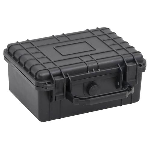 vidaXL Flightcase draagbaar 24x19x11 cm PP zwart, Audio, Tv en Foto, Foto | Cameratassen, Nieuw, Verzenden
