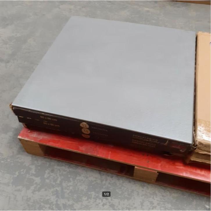 SALE - Paris Gris Mate  60 x 60 cm, 4,3m2, nr45 -, Doe-het-zelf en Bouw, Tegels, Nieuw, Ophalen of Verzenden