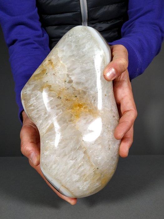 Superb Agate Vrije vorm - Hoogte: 25.5 cm - Breedte: 15 cm-, Verzamelen, Mineralen en Fossielen