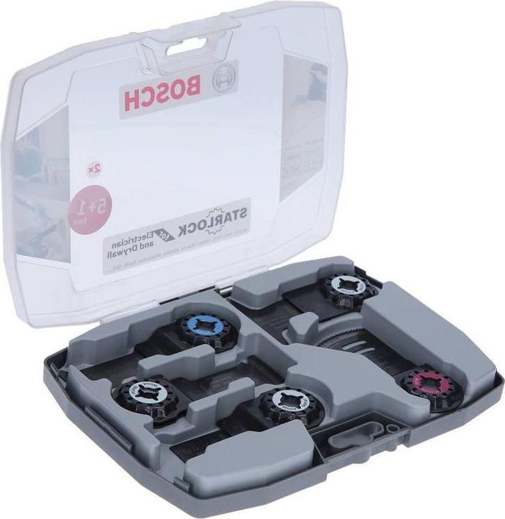 Bosch 2608664622 6-delige Starlock Multitool Accessoires Set, Doe-het-zelf en Bouw, Gereedschap | Boormachines, Verzenden