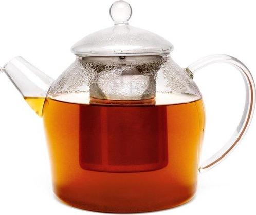 Bredemeijer - Glazen Minuet Santhee theepot 1,2L met filter, Maison & Meubles, Cuisine | Ustensiles de cuisine, Enlèvement ou Envoi