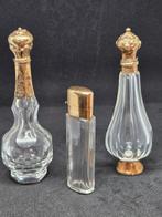 Bouteille de parfum (3) - Cristal - 14 000 dor, Antiek en Kunst