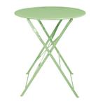 Inklapbare Tafel | Staal | Lichtgroen | In-/Outdoor |, Verzenden, Nieuw in verpakking