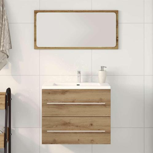 vidaXL Wastafelkast 60x38,5x48 cm spaanplaat ambachtelijk, Huis en Inrichting, Badkamer | Badkamermeubels, Nieuw, Verzenden