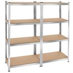 tectake Werkplaatsrek - 160 x 160 x 40 cm, 640 kg, Huis en Inrichting, Verzenden, Nieuw