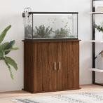 vidaXL Aquariumstandaard 81x36x73 cm bewerkt hout bruin, Dieren en Toebehoren, Vissen | Aquaria en Toebehoren, Verzenden, Nieuw