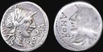 Romeinse Republiek. Denarius - Interesting obverse brockage, Postzegels en Munten, Munten | Europa | Niet-Euromunten