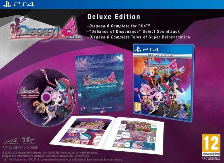 Disgaea 6 Complete-Deluxe Edition (PlayStation 4) NIEUW, Games en Spelcomputers, Games | Sony PlayStation 4, Ophalen of Verzenden