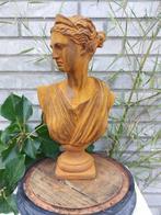 Beeld, Bust of Greek goddess - Artemis - 30 cm - Gietijzer, Antiek en Kunst