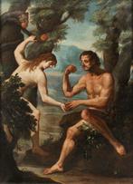 Italian school (XVII-XVIII) - Adam and Eve, Antiek en Kunst