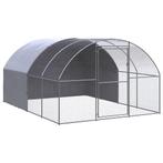 vidaXL Kippenren 3x4x2 m gegalvaniseerd staal, Dieren en Toebehoren, Verzenden, Nieuw