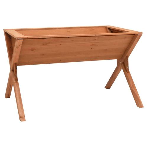 vidaXL Plantenbak 90x55x56 cm vurenhout, Tuin en Terras, Bloembakken en Plantenbakken, Nieuw, Verzenden