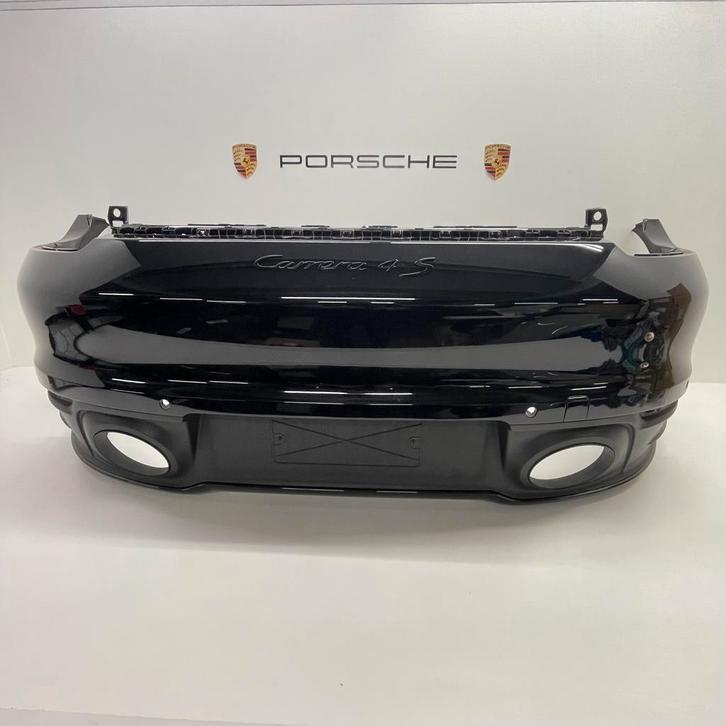 Porsche 992.1 (4/4S) ORIGINELE achterbumper kompleet, Auto-onderdelen, Carrosserie, Achter, Bumper, Porsche, Gebruikt, Herkomst onderdeel bekend