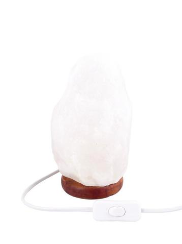 Zoutlamp Wit 2 tot 4kg - Witte Zoutsteen Lamp van zout ui..., Ophalen of Verzenden