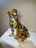 Bassano - Statue, Leopardo artigianale - 49 cm - Céramique