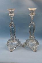 Val Saint Lambert - Kandelaar Hoop, Geloof & Liefde (2) -, Antiek en Kunst, Antiek | Glaswerk en Kristal