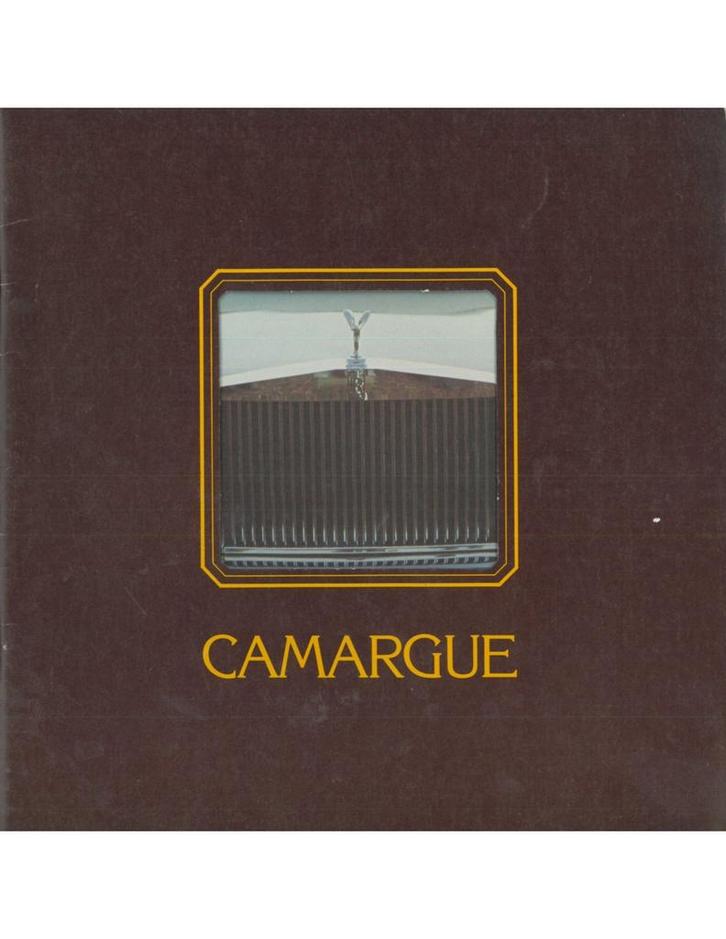 1975 ROLLS ROYCE CARMARGUE BROCHURE, Boeken, Auto's | Folders en Tijdschriften, Ophalen of Verzenden