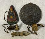 Tibetaanse collectie - Koper, Leder - Tibet - 20e eeuw, Antiek en Kunst