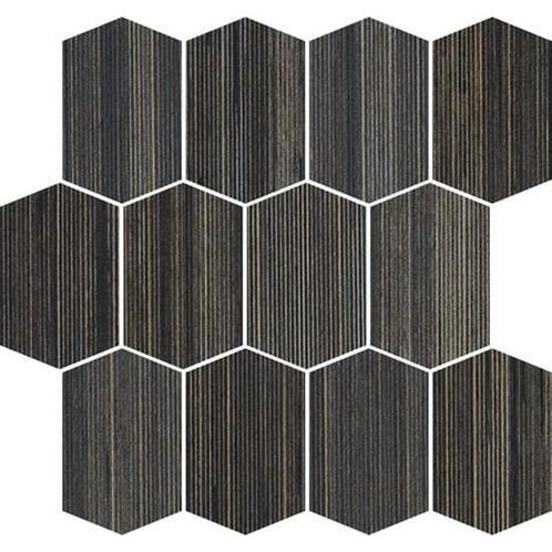 Vloertegel Douglas & Jones Textures Mat Wenge 6-Kant 30x30, Doe-het-zelf en Bouw, Sanitair, Overige typen, Nieuw, Ophalen of Verzenden