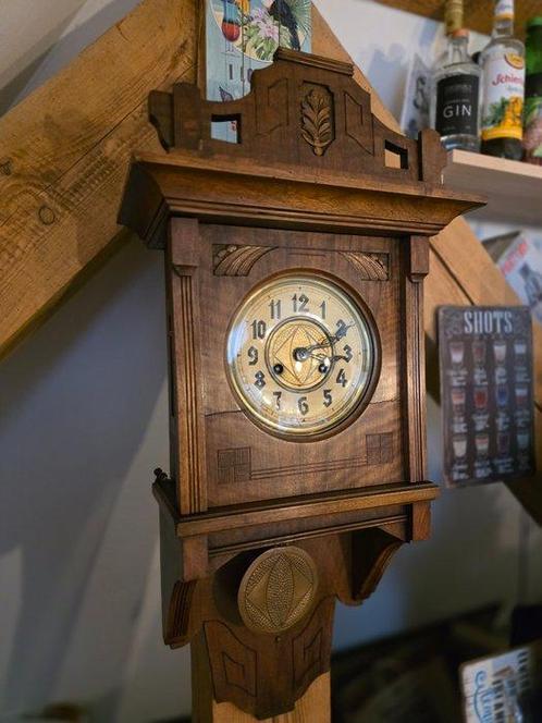 Pendule à balancier - Kienzle - Art déco - Noyer - 1900-1910, Antiek en Kunst, Antiek | Klokken