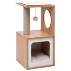 vidaXL Kattenkrabpaal met sisal krabmat 60 cm, Verzenden, Nieuw