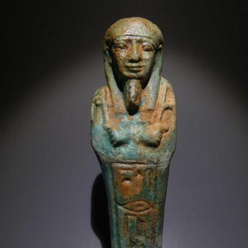 Égypte ancienne Shabti pour le général Pakhaas. 30e, Verzamelen, Mineralen en Fossielen