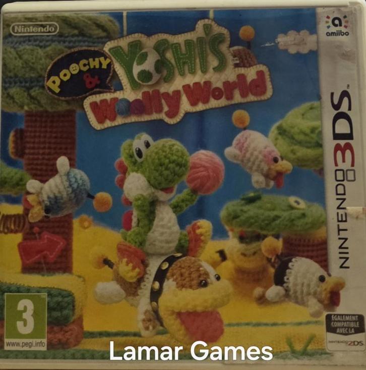 Poochy and Yoshi Woolly World  (Nintendo 3DS tweedehands, Games en Spelcomputers, Games | Nintendo 2DS en 3DS, Ophalen of Verzenden