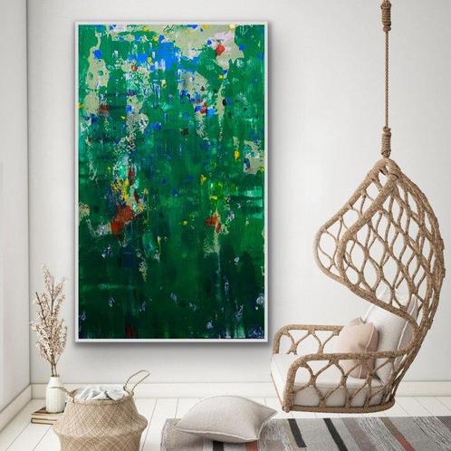 Mara J XXL - Chlorophyll Field, Antiek en Kunst, Kunst | Schilderijen | Modern