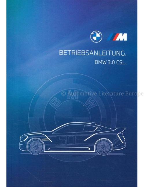 2023 BMW 3.0 CSL INSTRUCTIEBOEKJE DUITS, Auto diversen, Handleidingen en Instructieboekjes