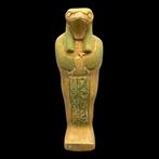 Replica van het oude Egyptisch Ushabti met hoof van Horus, Antiek en Kunst