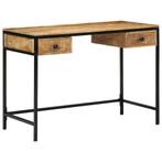 vidaXL Bureau met lade Bruin 105 x 50 x 75 cm Massief, Huis en Inrichting, Bureaus, Verzenden, Nieuw