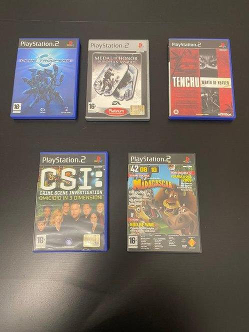Sony - Playstation 2 (PS2) - lot of 9 - Videogame - In, Games en Spelcomputers, Spelcomputers | Overige Accessoires
