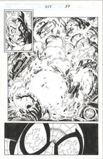 Luke Ross - 1 Original page - Spectacular Spider-Man - #255, Livres, BD