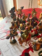 Kerststal (47) - Plastic - 47 beeldjes misti, Nieuw