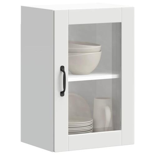 vidaXL Armoire murale de cuisine avec porte en verre, Maison & Meubles, Armoires | Autre, Neuf, Envoi