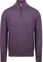 R2 Half Zip Trui Merino Wol Paars maat Maat 52/54 (L) Heren, Maat 52/54 (L), Verzenden, Paars, Nieuw