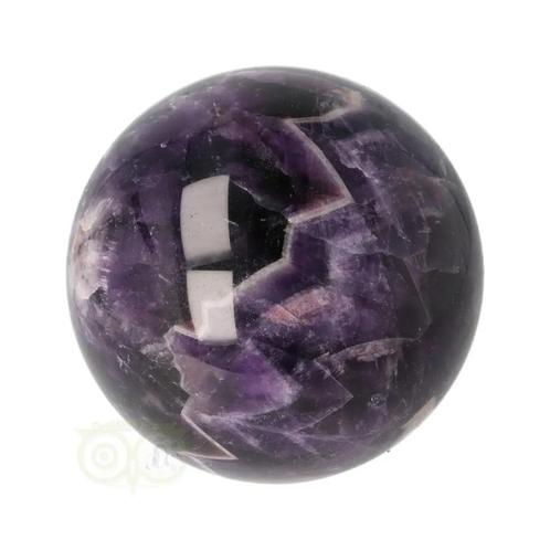 Chevron Amethist bol Nr 20 - Ø 6.84 cm - 432 gram, Handtassen en Accessoires, Edelstenen, Nieuw, Verzenden
