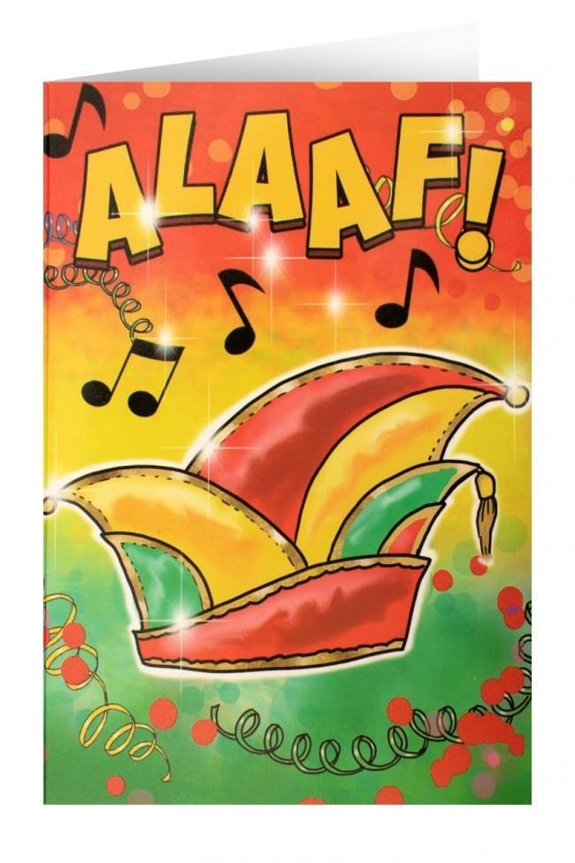 Wenskaart Prinsenmuts Alaaf, Hobby en Vrije tijd, Feestartikelen, Nieuw, Verzenden