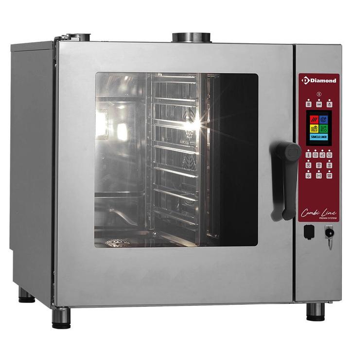 Hetelucht-/Stoomoven | CombiLine | 7 Niveaus (GN) | Gas |, Zakelijke goederen, Horeca | Keukenapparatuur, Nieuw in verpakking