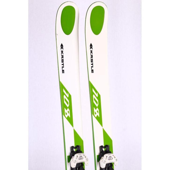 168 freeride skis KASTLE BMX 108, white/green, grip walk, w, Sport en Fitness, Skiën en Langlaufen, Verzenden