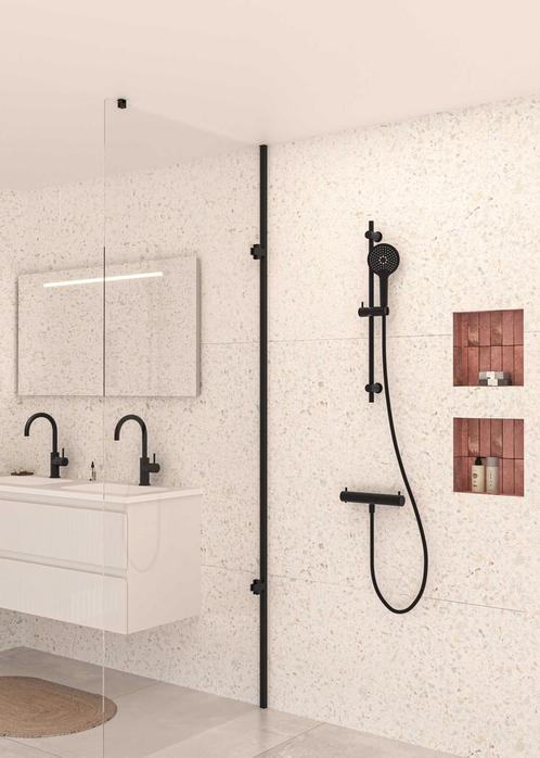 Doucheset MAY Opbouw met Thermostaat, Incl. Glijstang,, Doe-het-zelf en Bouw, Sanitair, Kraan, Nieuw, Ophalen of Verzenden