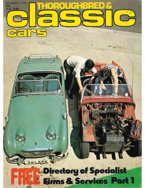 1976 THOROUGHBRED & CLASSIC CARS 01 ENGELS, Livres, Autos | Brochures & Magazines