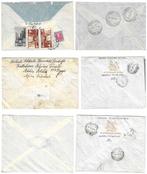 Italie - Colonies (questions générales) - Lot de six lettres, Gestempeld