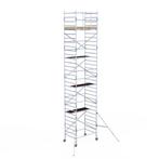 Basic rolsteiger 135 x 10,2m WH met voorloopleuning, Doe-het-zelf en Bouw, Steigers, Verzenden, Nieuw