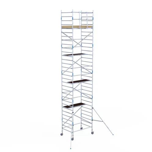 Basic rolsteiger 135 x 10,2m WH met voorloopleuning, Doe-het-zelf en Bouw, Steigers, Verzenden